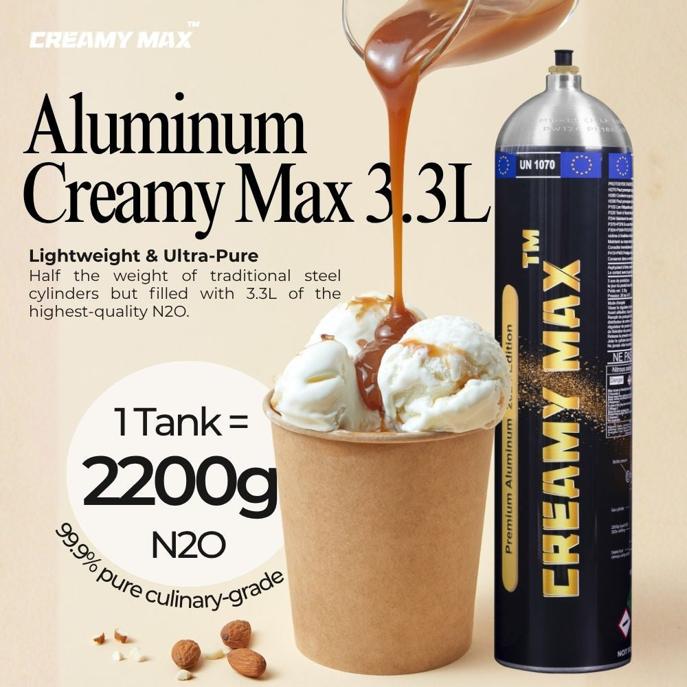 CreamyMax Aluminium 3.3L Tanks