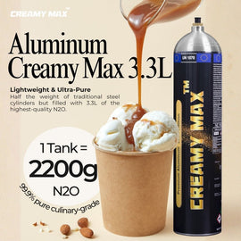 CreamyMax Aluminium 3.3L Tanks