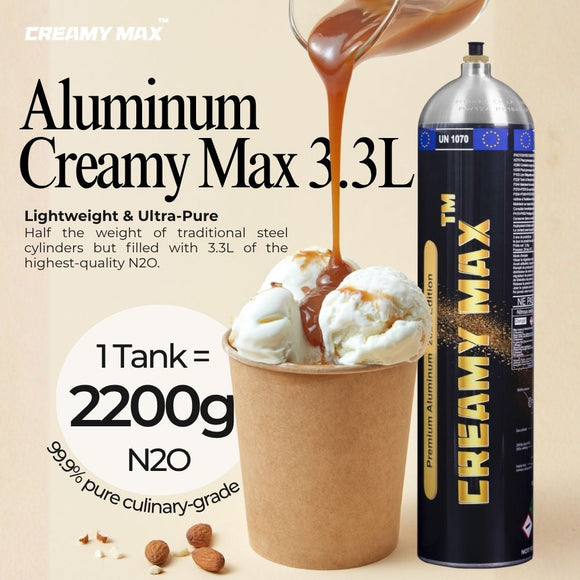 CreamyMax Aluminium 3.3L Tanks