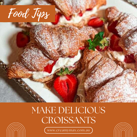 Strawberry Mascarpone Creamy Croissants