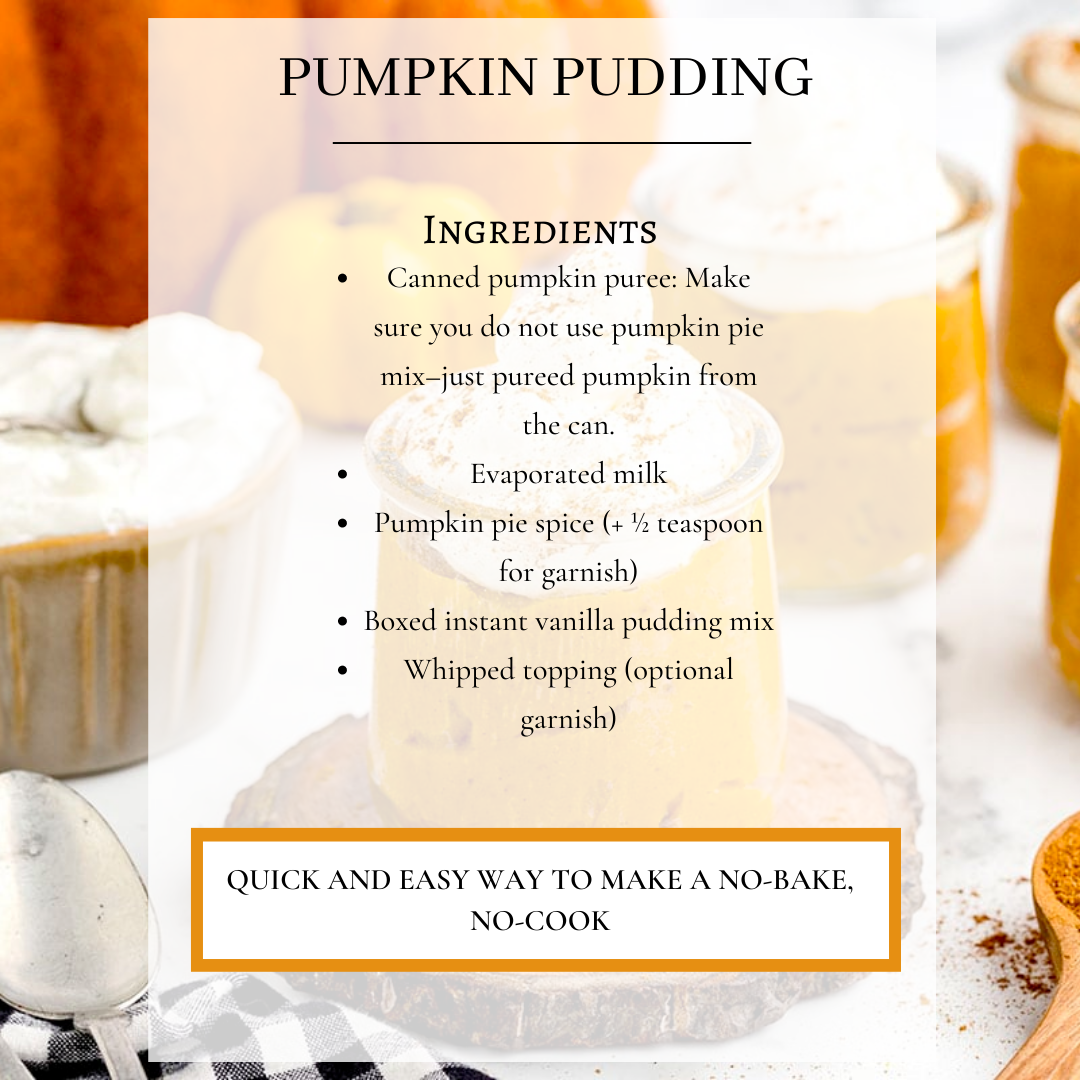 PERFECTLY SIMPLE PUMPKIN PUDDING