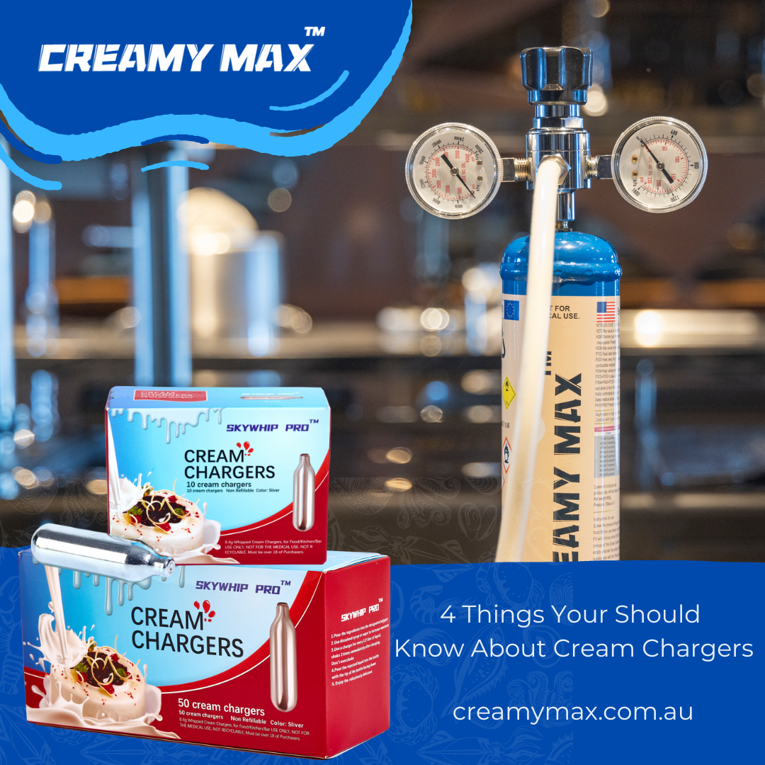 You May Have an interest in These 4 Things About Cream Chargers