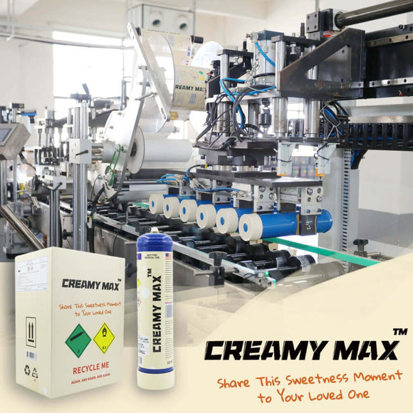 producing cream may 580g cream chargers