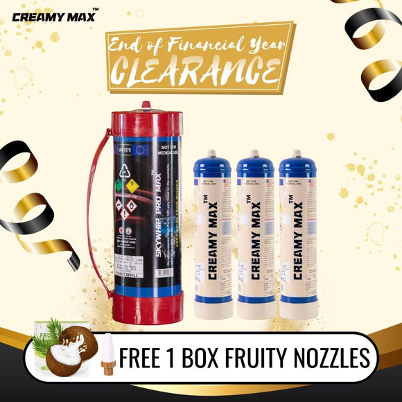 Skywhip cream chargers