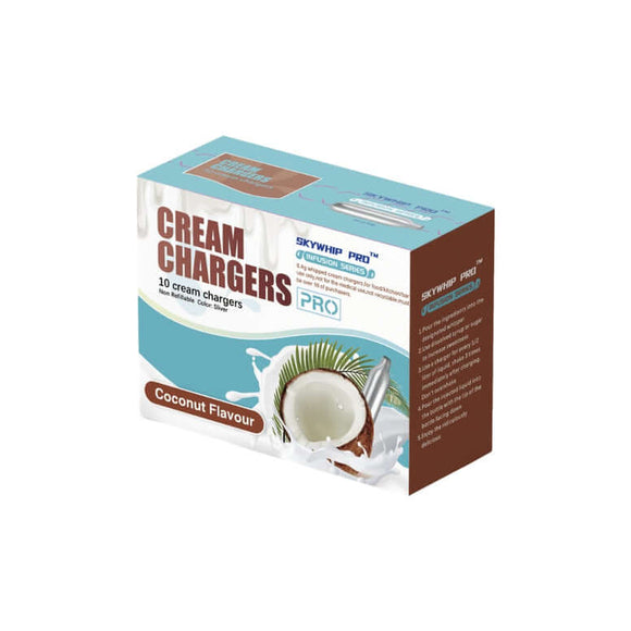 Skywhip Whipped Cream Chargers 8.4G Infusion Series Coconut Flavor