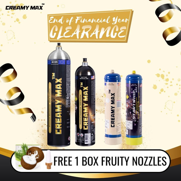 Aluminum 3.3L cream charger