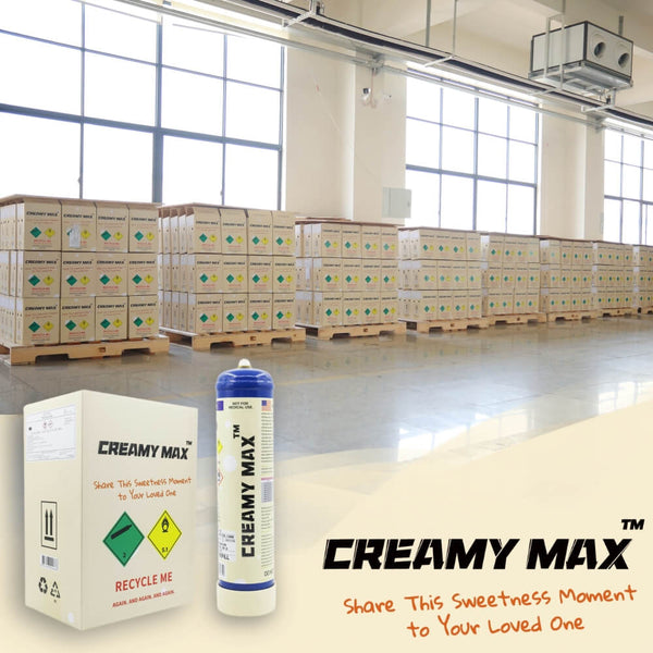 creamymax whipped cream charger